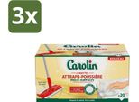 Carolin – Salviette Detergenti – Antipolvere Per Diverse Superfici – 20 Salviette – Confezione Risparmio – 3 Pezzi