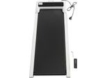 Tapis Roulant E Walking Pad - Elettrico, Pieghevole Per Uso Domestico - Display - Superficie Di Corsa 50-80 X 30-50 Cm - Carico Massimo 100 Kg - Bianco