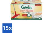 Carolin – Salviette Detergenti – Antipolvere Per Diverse Superfici – 20 Salviette – Confezione Risparmio – 15 Pezzi