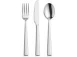 Orion | Set Di Posate Argento - 3 Pezzi In Acciaio Inox - Coltelli, Forchette, Cucchiai - Lavabile In Lavastoviglie
