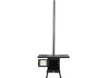 Stufa A Legna Portatile - Stufa Da Tenda - Mini - 6 Tubi Camino - Guanto Incluso - Per Campeggio All'aperto - Nero