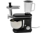 Robot Da Cucina - Frullatore - 700 W - 6+1 Velocità - Ciotola Da 6 L - Gancio Impastatore, Frusta, Frullatore - Paraspruzzi - Contenitore Per Succhi
