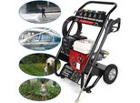 Idropulitrice - Benzina - 7,5 Cv (5,6 Kw) - 2200 Psi (152 Bar) - 2,3 Gpm (8,7 L/Min) - Ugelli Multipli - Tubi Flessibili Lunghi