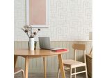 Carta Da Parati Adesiva Equilibrio Avorio In Vinile Lavabile E Rimovibile - 1 Rotolo 50X300 Cm - Decochic