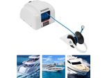 Verricello Marino - Verricello Elettrico - 12 V - 20 Kg Di Forza Di Trazione - Velocità Di Recupero 21 M/Min - Per Acqua Salata - Per Barche A Motore - Bianco