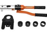 Pinza Idraulica Per Pressatura/Crimpatura - Utensile Di Pressatura Th-Kontur - Forza 10 T - Ganasce TH16/20/26/32 - Per Tubi Compositi In Alluminio/Plastica - Nero