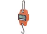 Bilancia Digitale A Sospensione - Bilancia Per Gru - Display Lcd - Capacità Di Carico 0,5-300 Kg - Precisione ±0,1% - Divisione 0,2 Kg - Batterie 3×AA (Non Incluse) - Arancione