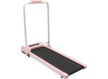 Tapis Roulant Pieghevole - Tapis Roulant Elettrico - Motore Silenzioso Da 2,0 Cv - Display Led - Per Casa E Ufficio - Superficie Di Corsa 80-120 Cm X 30-50 Cm - Rosa