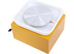 Mini Tornio Elettrico - Apparecchio Da Tavolo - Piatto Girevole Da 10 Cm - 0-2000 Giri/Min - 24 W - 100-240 V - Piatto Girevole In Alluminio - Capacità Di Carico 1 Kg