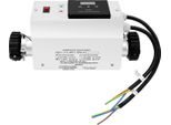 Riscaldatore Per Piscina E Spa - Elettrico 3 Kw 220 V - Impermeabile - Display Digitale - Fino A 52 °C - Argento