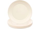Orion | Piatto Piano - Servizio Da Tavola - Set Di 6 - Plastica - Rotondo - Beige - 23,5 Cm - Lavabile In Lavastoviglie - Sandy