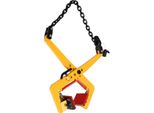 Pinza Di Sollevamento Per Lastre Di Pietra - Pinza A Forbice - Capacità Di Carico 325 Kg - Apertura Regolabile 12-36 Cm - Acciaio Legato - Giallo