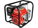 Pompa Benzina-Acqua - WP-30X Pompa A Membrana - 7,5 Cv - 196 Cm³ - 4 Tempi Raffreddata Ad Aria - Avviamento Manuale - Per Acque Reflue E Irrigazione - Rossa