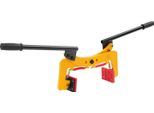 Pinza Per Sollevamento Pietre - Sollevatore Per Lastre - Capacità Di Carico 325 Kg - Apertura Regolabile - Impugnature Ergonomiche - Acciaio Al Manganese 235,Poliuretano- Rivestimento In Plastica - Giallo