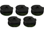 5 Bobine Di Filo Per Greenworks G40LT G40LT30 2101507 21107 / 2900719 Decespugliatore
