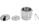 Secchiello Per Il Ghiaccio E Raffredda Champagne - 1,3 L - Doppia Parete - Acciaio Inossidabile - Con Coperchio - Argento