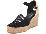 O9788 Zeppa Espadrillas Donna Palomitas Woman Sandal Black