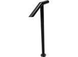 Ringhiera Per Scale - Corrimano Per 1-2 Gradini - Ghisa - Portata 100 Kg - Nero