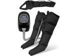 Massaggiatore Ad Aria Compressa - Set Per Massaggio Braccia E Gambe - 3 Programmi Di Massaggio - 10 Livelli Di Intensità - Copertura Completa - Sollievo Dal Dolore - Nero