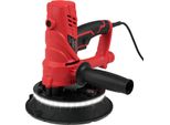 Levigatrice A Secco - Levigatrice Manuale Per Pareti - 850 W - Velocità Variabile 1500-2600 Giri/Min - 12 Dischi Abrasivi - Rosso
