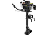 Fuoribordo - Motore Per Barche - 4 Tempi 4 Cv - 55 Cm³ - Raffreddato Ad Aria - Pompa A Getto - Albero Corto - Avviamento Cdi - Nero