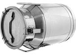 Lattiera - Contenitore - Acciaio Inox 304 - Capacità 30 L - Coperchio A Chiusura Ermetica - Per Latte E Vino - Argento