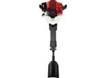 Escavatore Manuale A Benzina - Escavatore Per Piantare Alberi - Due Tempi 52 Cm³ - Potenza 1900 W - Monocilindrico Raffreddato Ad Aria - Serbatoio Carburante 1,1 L - Larghezza Benna 17 Cm - Nero