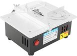 Mini Sega Circolare Da Tavolo Portatile - Sega Da Tavolo 96 W - 24 V Cc - 5000 Giri/Min - Spina Ue - Per Legno, Plastica, Pcb, Alluminio - Bianca