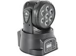 Luci Da Palcoscenico - Luce Dj Multieffetto DMX512 - 105 W - Led 4 In 1 - Motore Passo-Passo - 9/14 Canali - Spina Ue - Nero
