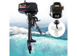 Fuoribordo A Benzina - 2 Tempi - 3,6 Cv (2,6 Kw) - Albero Corto 42 Cm - 55 Cm³ - Raffreddamento Ad Acqua - Avviamento Manuale