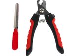 Jumadas – Il Miglior Set Di Strumenti Per La Cura Delle Unghie Degli Animali – Include Forbici Per Unghie – Tagliaunghie – Lima – Rosso