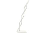 Espositore Per Brochure A4 - Espositore Pieghevole A 4 Ripiani - Portatile - Per Cataloghi E Volantini - 40×18×29 Cm - Bianco