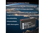 Q-Batterie 6LS-7.2 6V 7,2Ah Blei-Vlies Akku Agm Vrla