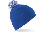 Cappello Invernale Da Bambina Beechfield Duo Extreme Snowstar RW243 (Taglia Unica) (Royal/Bianco)