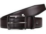 Lloyd Pelle Cintura Thin Leather Belt W110 Dark Brown Marrone