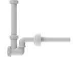 Hutterer & Lechner HL135/30 Sifone Per Wc E Bidet Dn32X5/4 Pollici Con Inserto Di Pulizia E Rosone. Uscita B