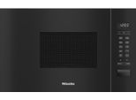 MIELE Einbau-Mikrowelle M 2234 SC, schwarz (obsidianschwarz), B:59,5cm H:37,2cm T:31cm, Mikrowellen, Einbau-Mikrowelle