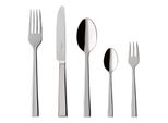 Besteck-Set VILLEROY & BOCH Tafelbesteck Victor 30er Set silber, silber, Essbesteck-Sets, Besteck-Set