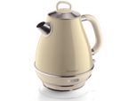 ARIETE Wasserkocher 2869 CR Vintage, beige (natur), B:21cm H:31cm T:21cm, Wasserkocher, Wasserkocher