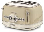 ARIETE Toaster Vintage, beige (natur), B:31,9cm H:28,9cm T:20,5cm, Toaster, Toaster