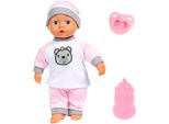 Babypuppe BAYER Kiss Baby, 36cm, rosa (weiß, rosa), Puppen, Baby, Babypuppe
