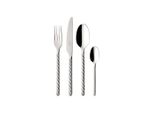 Besteck-Set VILLEROY & BOCH Tafelbesteck Montauk 24er Set silber, silber, Essbesteck-Sets, Besteck-Set