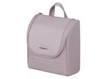 Kulturbeutel SAMSONITE MOVE JOURNEY, Damen, Gr. B/H/T: 21cm x 23cm x 10cm, light beige, Nylon, Polyester, Taschen Kulturbeutel, Hanging Toilet Kit Kulturtasche