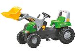 Tretfahrzeug ROLLY TOYS Junior RT, grün, Tretfahrzeuge, KinderB:53cm H:53cm T:142cm, Kunststoff, Tretfahrzeug, Kindertraktor mit Lader, B:53cm H:53cm T:142cm