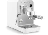 SMEG Espressomaschine EMC02EGMEU, weiß (weiß, matt), B:28,8cm H:54,5cm T:55,5cm, Kaffeemaschinen, Mini Pro, Espressomaschine