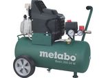 Metabo Basic 250-24 W - Compressore D'aria - 1500 W - Lubrificato Ad Olio - 200 L/Min - 24 Litri