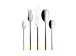 Besteck-Set VILLEROY & BOCH Tafelbesteck Ella 30er Set silber-gold, bunt (silber, gold), Essbesteck-Sets, Besteck-Set