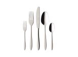 Besteck-Set VILLEROY & BOCH Tafelbesteck Annalena 30er Set silber, silber, Essbesteck-Sets, Besteck-Set