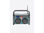 Digitalradio (DAB+) SOUNDMASTER Radio, schwarz (schwarz, blau), Radios, Digitalradio (DAB+)