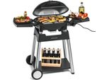 ROMMELSBACHER Elektrogrill BBQ 4100/S, schwarz, B:116cm H:98cm T:56cm, Kontaktgrill_Standgrill_Tischgrill_Teppanyakigrill, BARBECUE GRILL MIT GRILLWAGEN, Elektrogrill